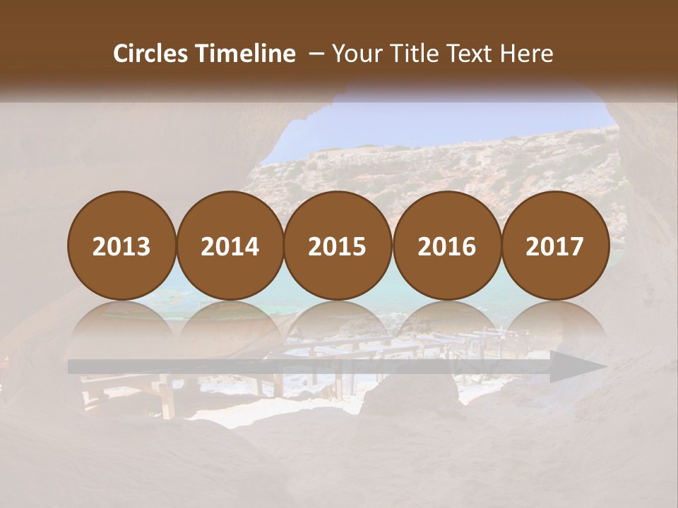 Cove In Baster Terameters In Balearic Islands Of Spain PowerPoint Template