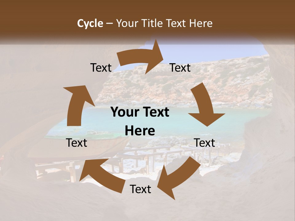 Cove In Baster Terameters In Balearic Islands Of Spain PowerPoint Template