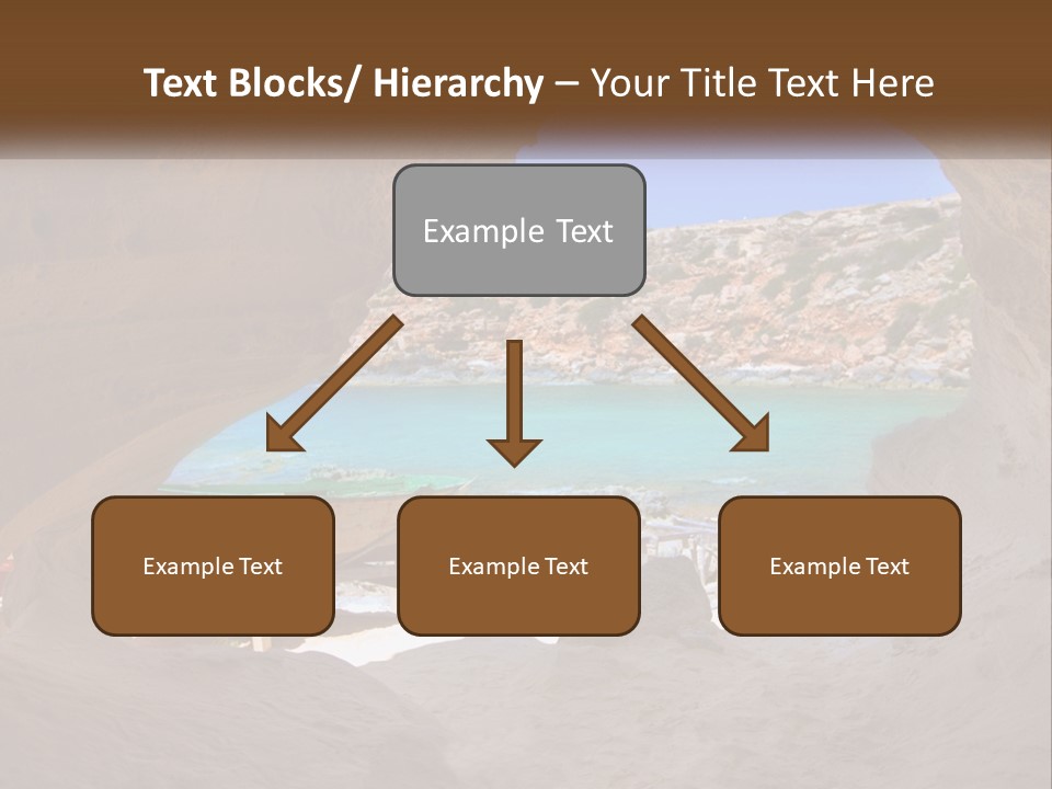 Cove In Baster Terameters In Balearic Islands Of Spain PowerPoint Template