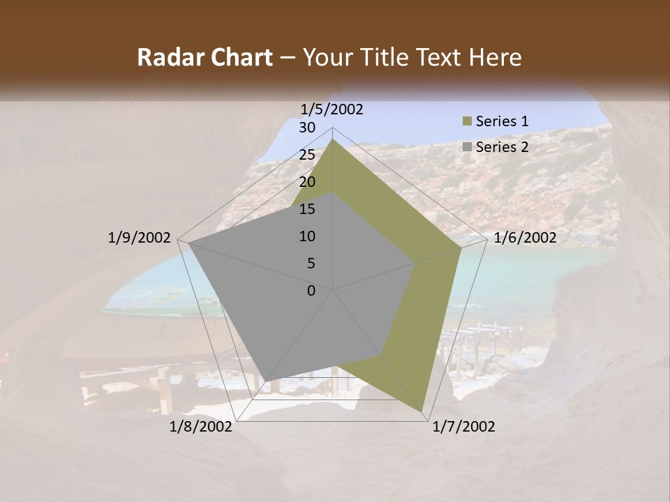Cove In Baster Terameters In Balearic Islands Of Spain PowerPoint Template
