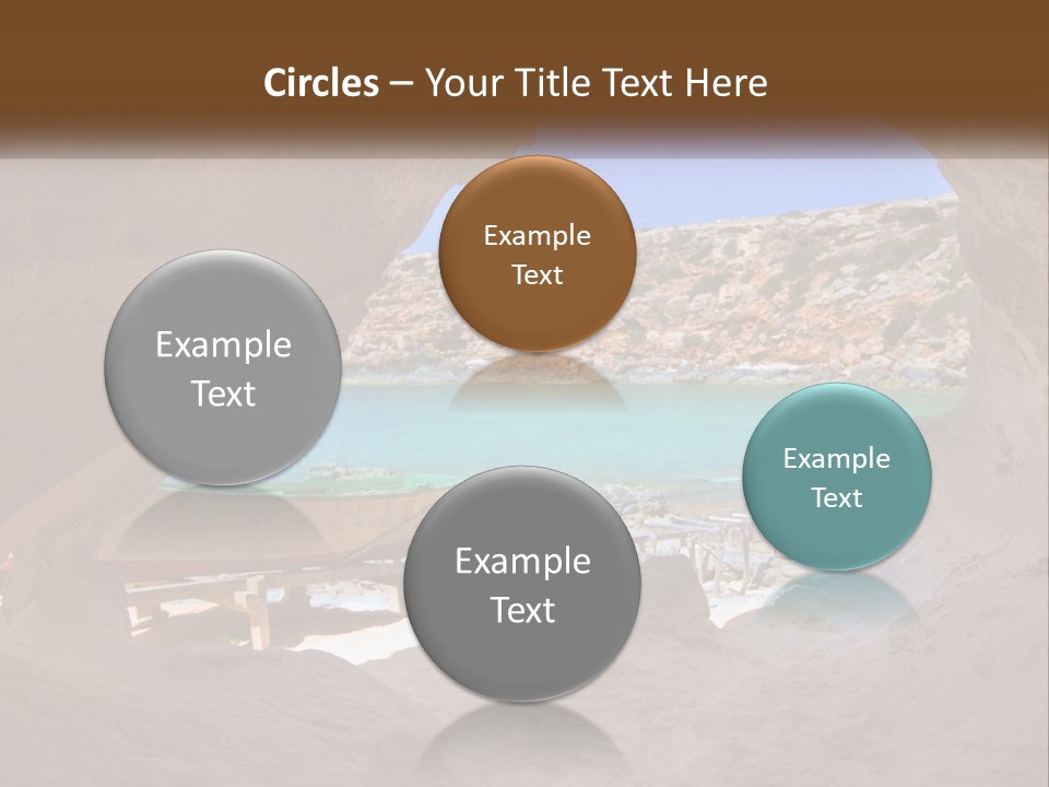 Cove In Baster Terameters In Balearic Islands Of Spain PowerPoint Template