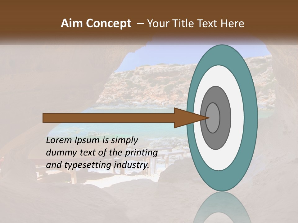 Cove In Baster Terameters In Balearic Islands Of Spain PowerPoint Template