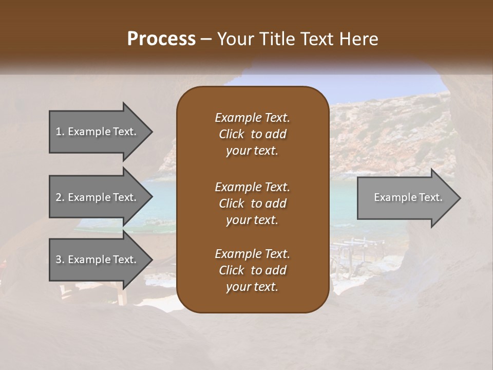 Cove In Baster Terameters In Balearic Islands Of Spain PowerPoint Template