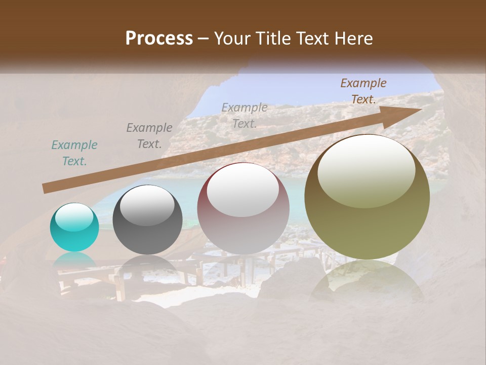 Cove In Baster Terameters In Balearic Islands Of Spain PowerPoint Template