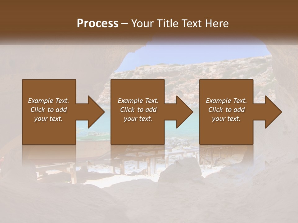Cove In Baster Terameters In Balearic Islands Of Spain PowerPoint Template