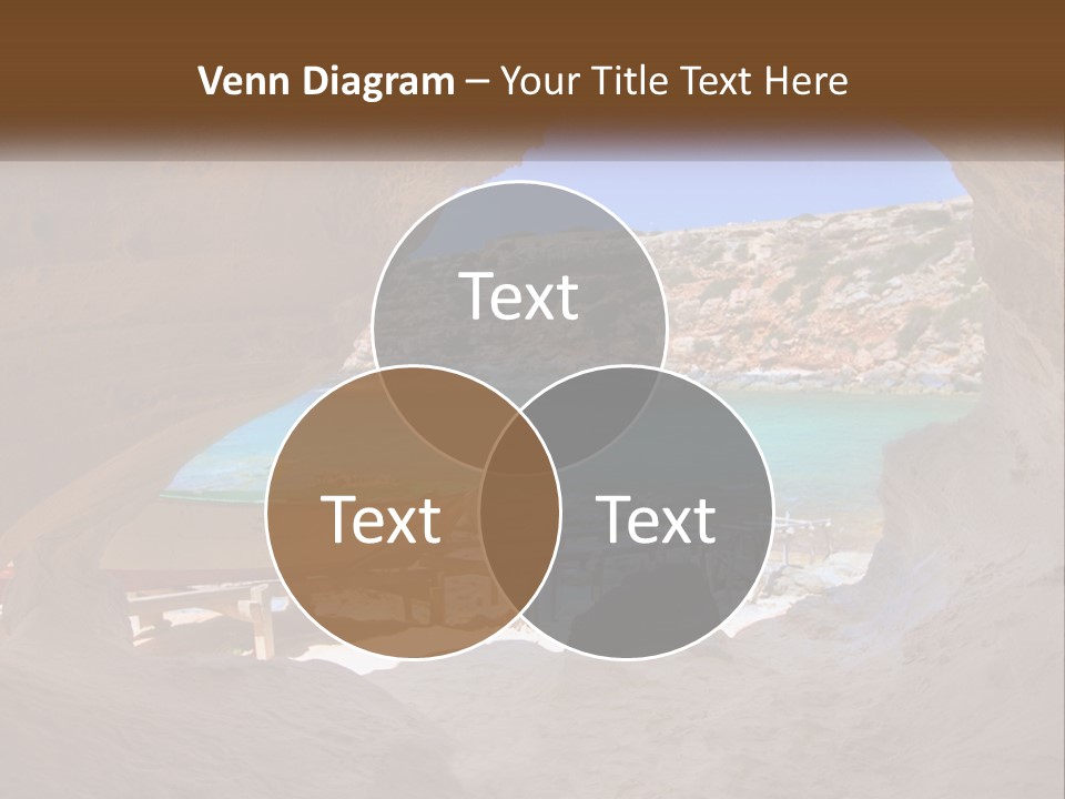 Cove In Baster Terameters In Balearic Islands Of Spain PowerPoint Template