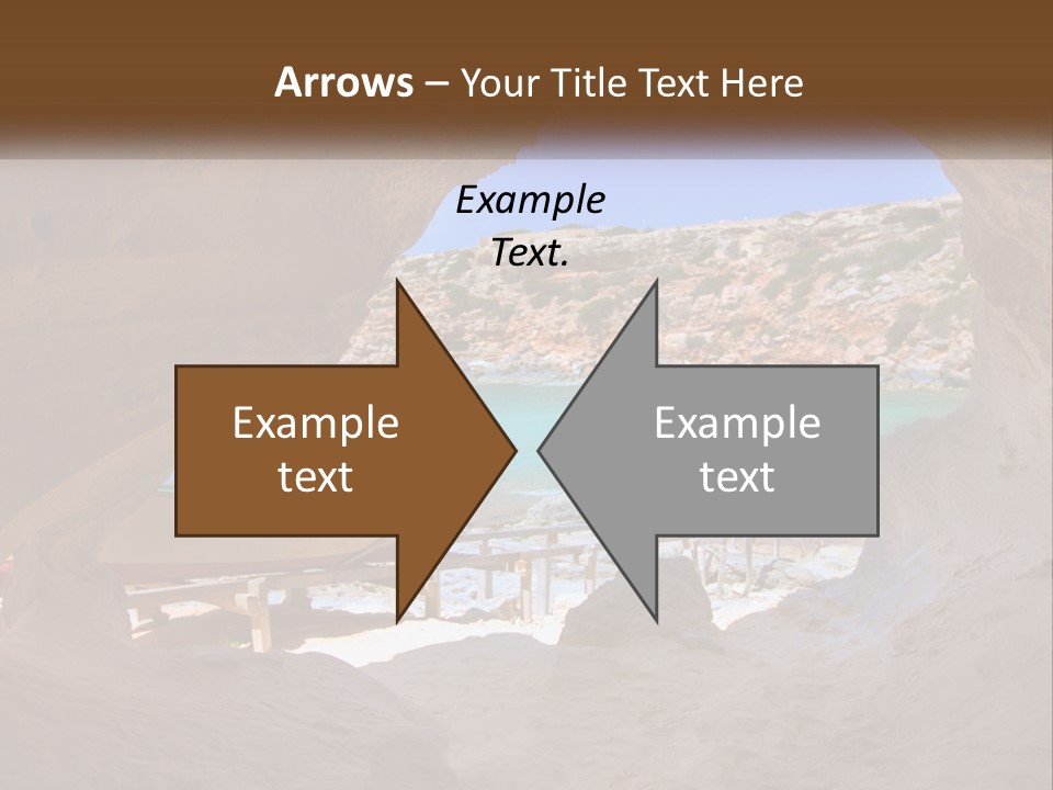 Cove In Baster Terameters In Balearic Islands Of Spain PowerPoint Template