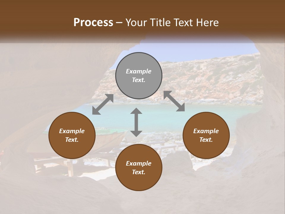 Cove In Baster Terameters In Balearic Islands Of Spain PowerPoint Template