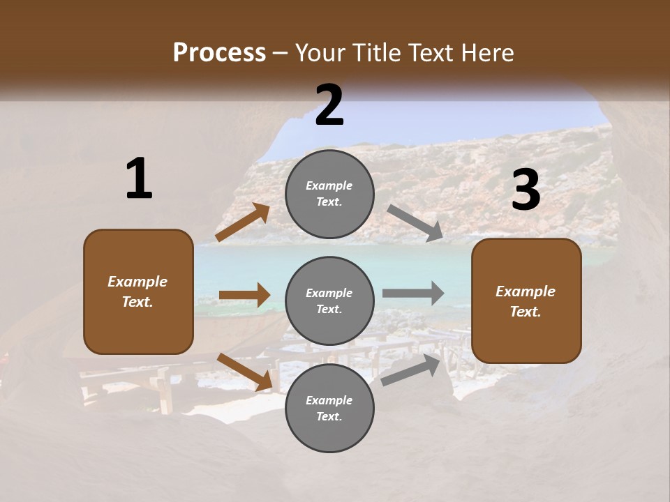 Cove In Baster Terameters In Balearic Islands Of Spain PowerPoint Template