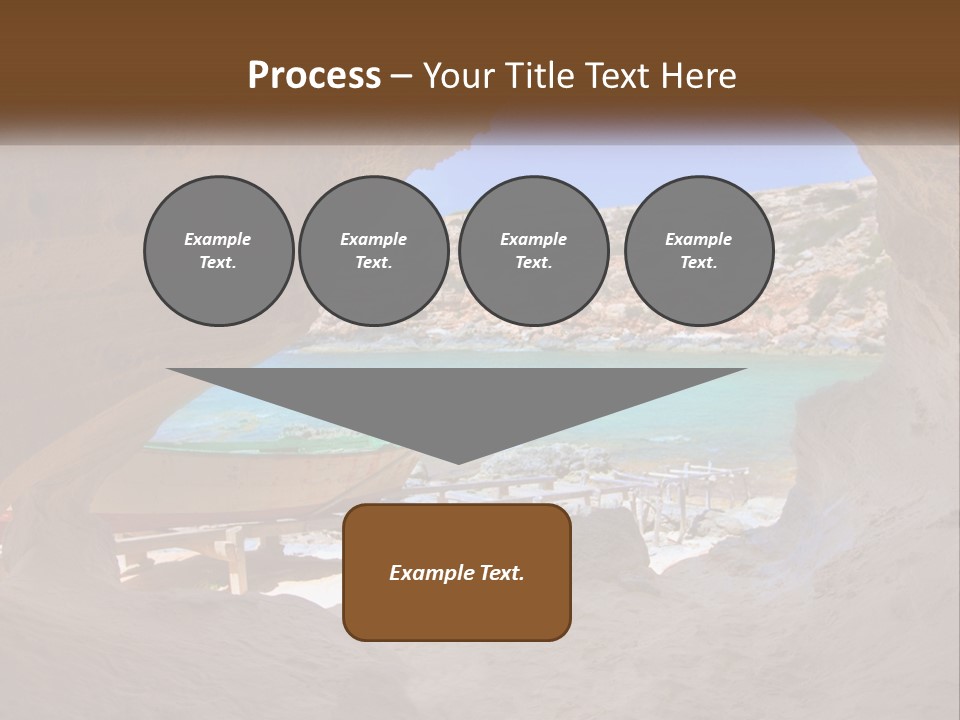 Cove In Baster Terameters In Balearic Islands Of Spain PowerPoint Template