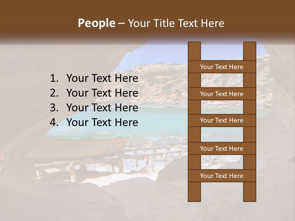 Cove In Baster Terameters In Balearic Islands Of Spain PowerPoint Template