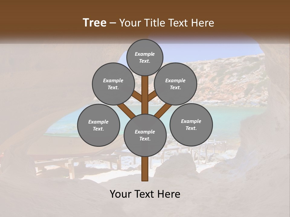 Cove In Baster Terameters In Balearic Islands Of Spain PowerPoint Template