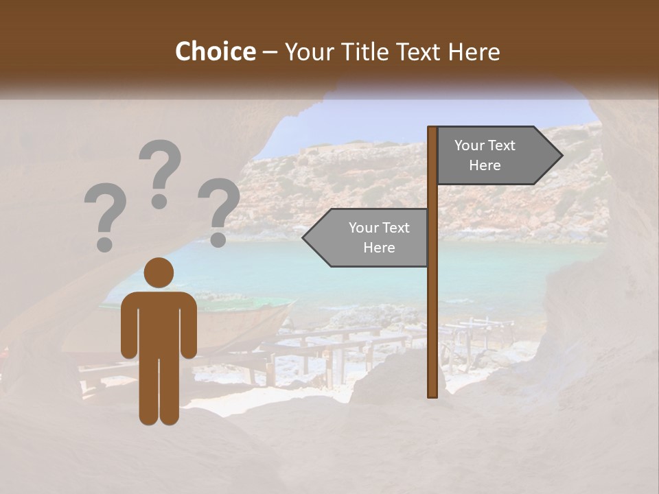 Cove In Baster Terameters In Balearic Islands Of Spain PowerPoint Template