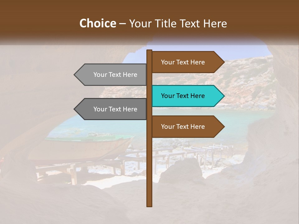 Cove In Baster Terameters In Balearic Islands Of Spain PowerPoint Template