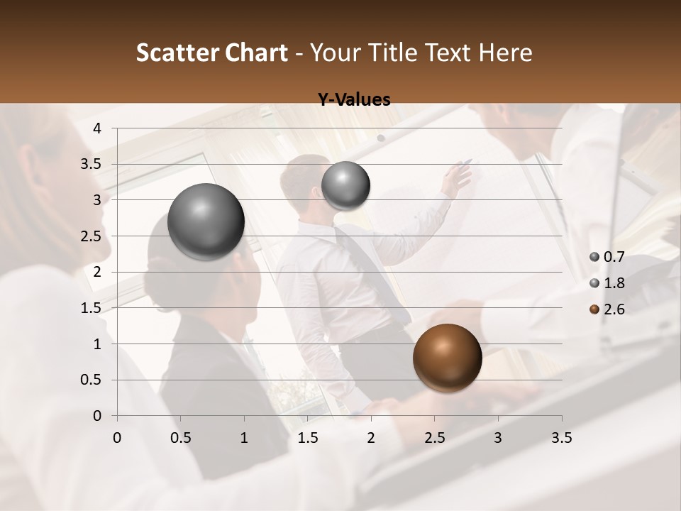 A Group Of Business People In A Meeting PowerPoint Template