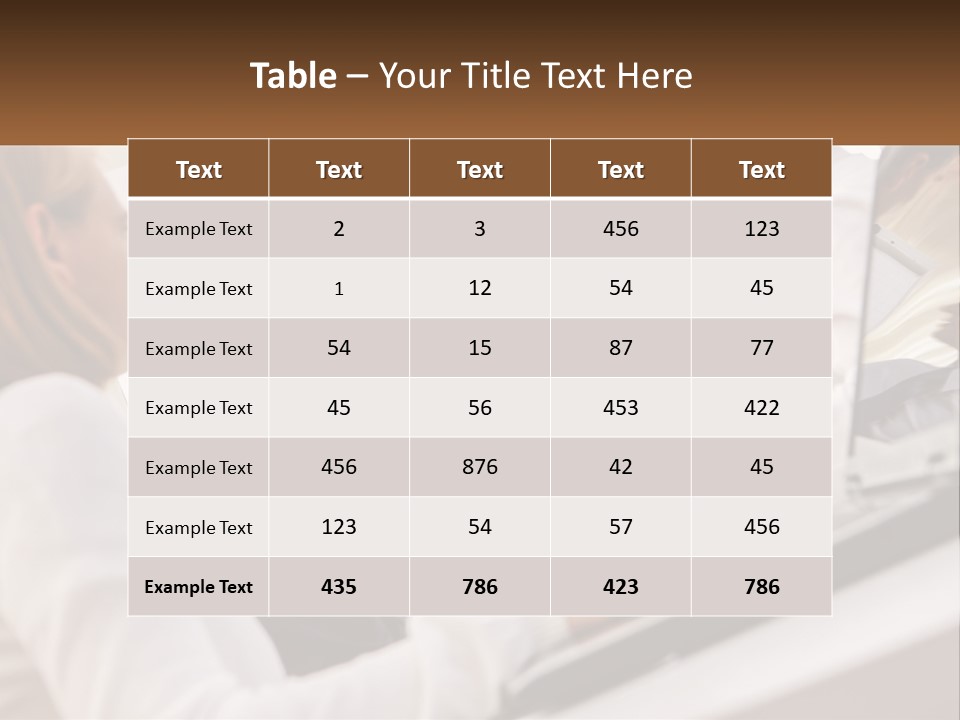 A Group Of Business People In A Meeting PowerPoint Template
