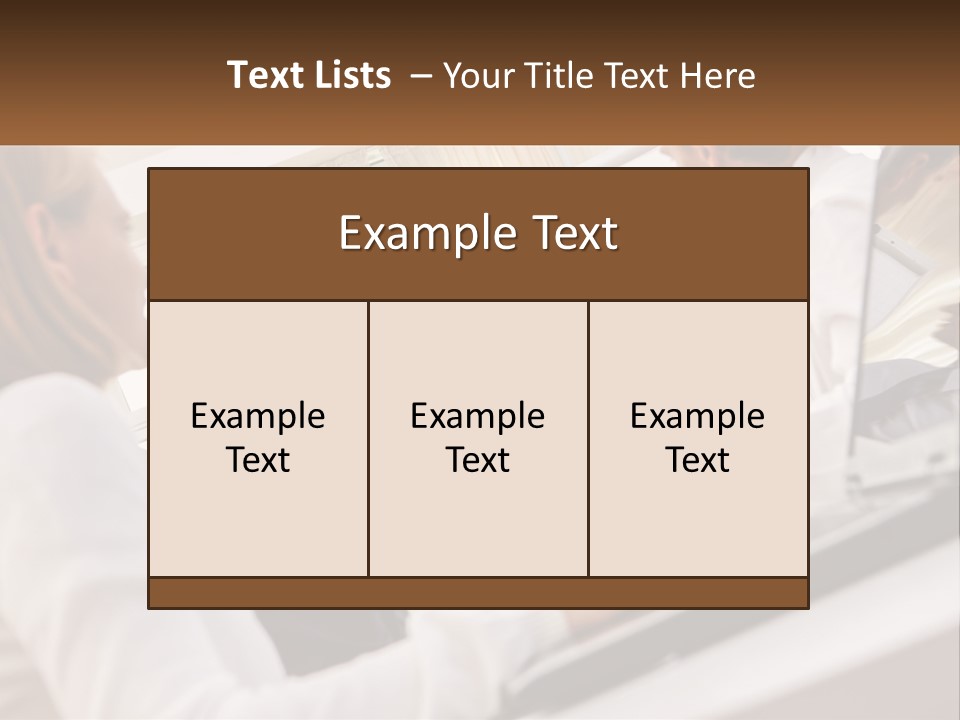 A Group Of Business People In A Meeting PowerPoint Template