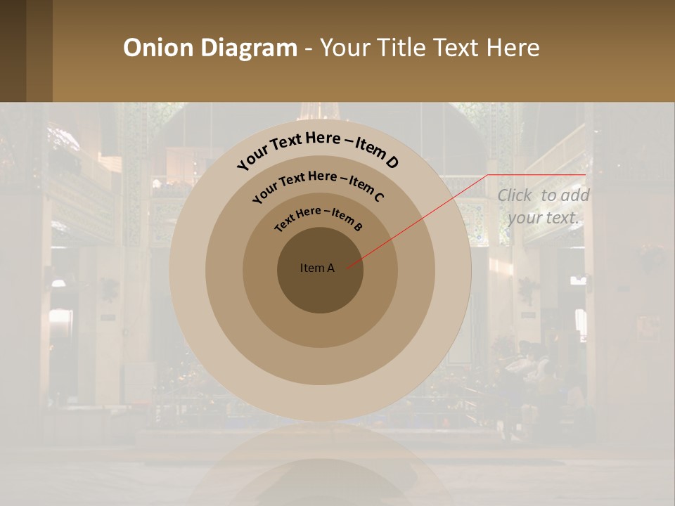 A Large Church With A Chandelier And A Clock On The Wall PowerPoint Template