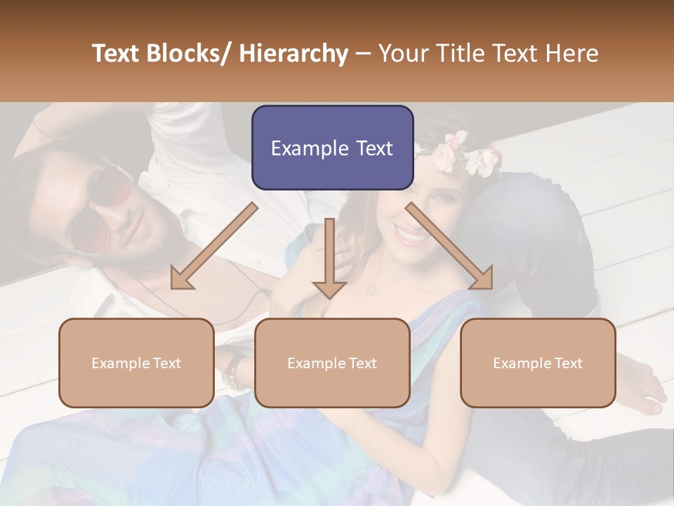 A Man And A Woman Laying On A Dock PowerPoint Template
