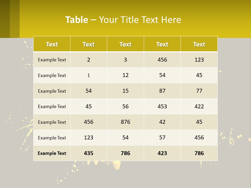 A Bunch Of Yellow Flowers On A Black Background PowerPoint Template
