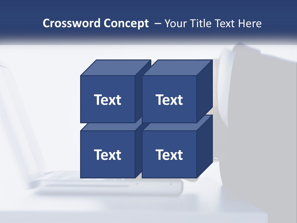 A Man With His Head On A Laptop Keyboard PowerPoint Template