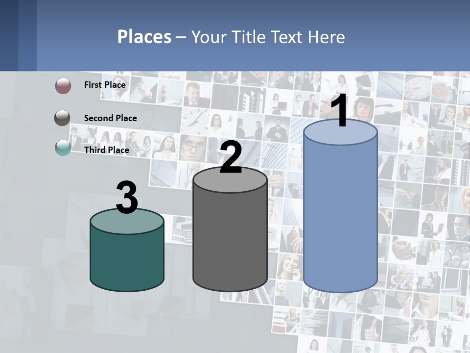 A Large Number Of People Are Shown In This Powerpoint Presentation PowerPoint Template