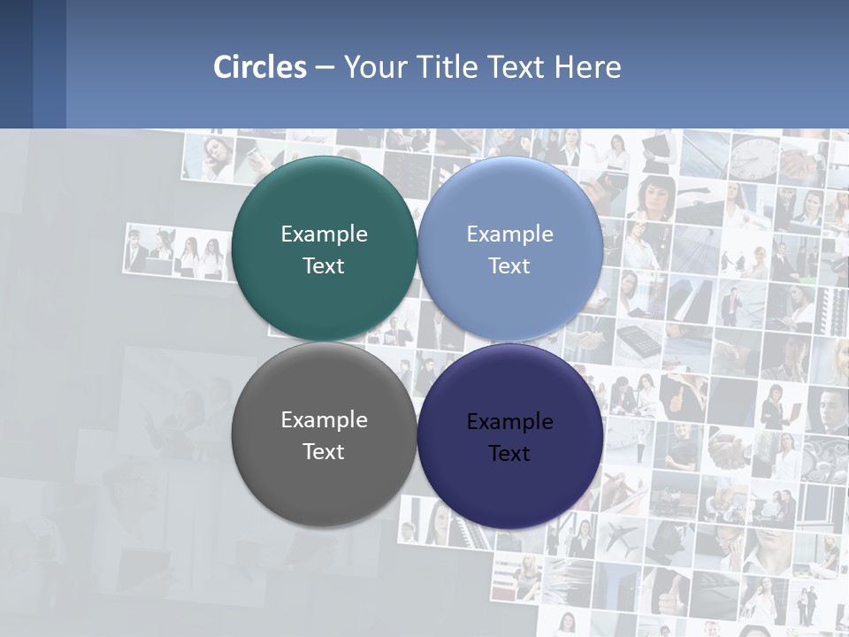 A Large Number Of People Are Shown In This Powerpoint Presentation PowerPoint Template