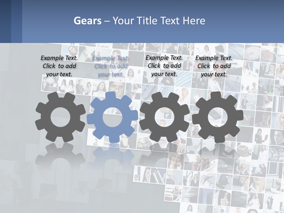 A Large Number Of People Are Shown In This Powerpoint Presentation PowerPoint Template