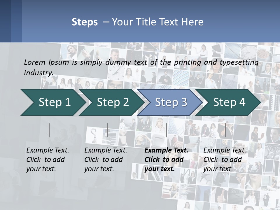A Large Number Of People Are Shown In This Powerpoint Presentation PowerPoint Template