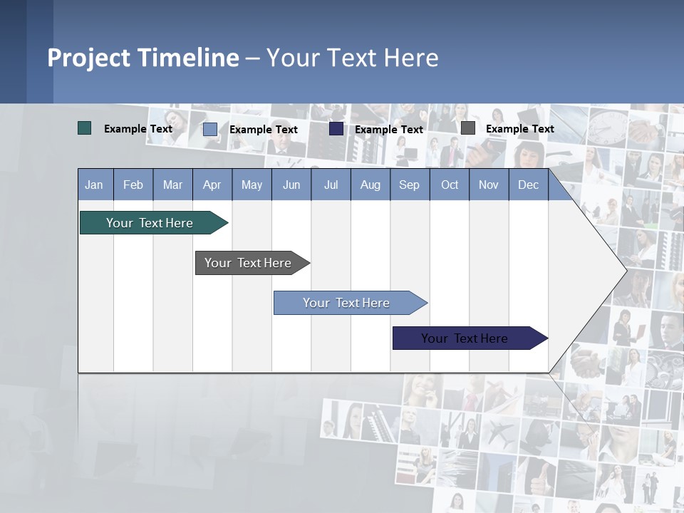 A Large Number Of People Are Shown In This Powerpoint Presentation PowerPoint Template
