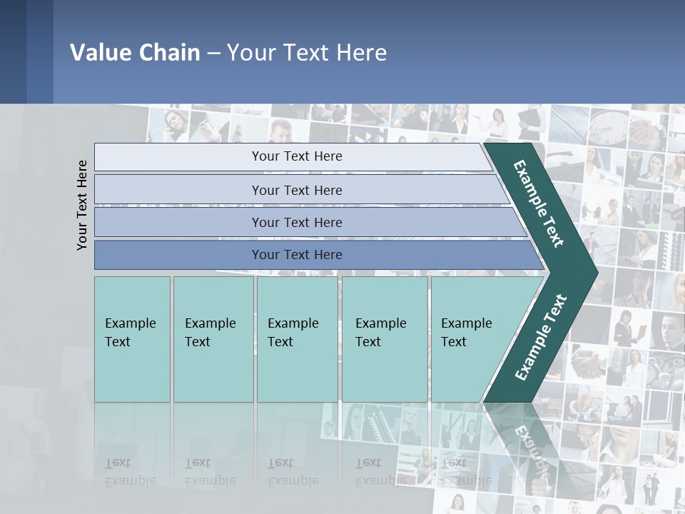 A Large Number Of People Are Shown In This Powerpoint Presentation PowerPoint Template