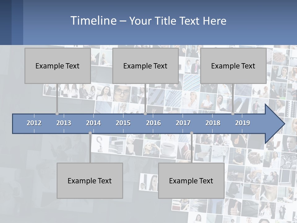 A Large Number Of People Are Shown In This Powerpoint Presentation PowerPoint Template