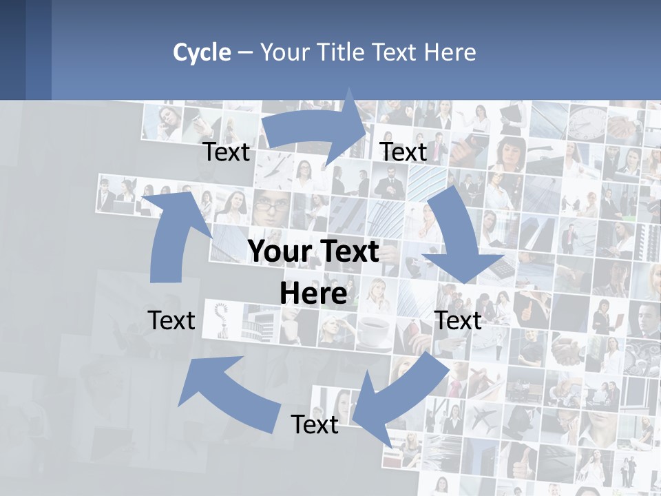 A Large Number Of People Are Shown In This Powerpoint Presentation PowerPoint Template