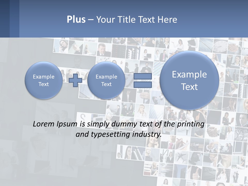 A Large Number Of People Are Shown In This Powerpoint Presentation PowerPoint Template