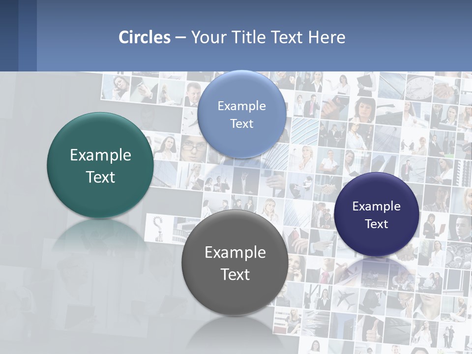 A Large Number Of People Are Shown In This Powerpoint Presentation PowerPoint Template