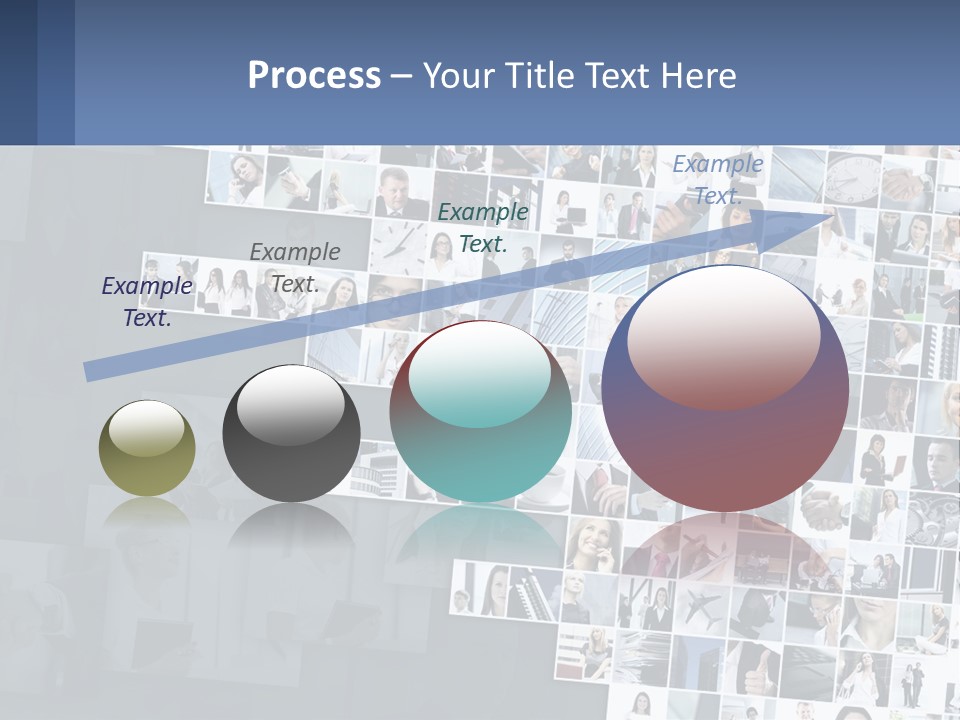 A Large Number Of People Are Shown In This Powerpoint Presentation PowerPoint Template