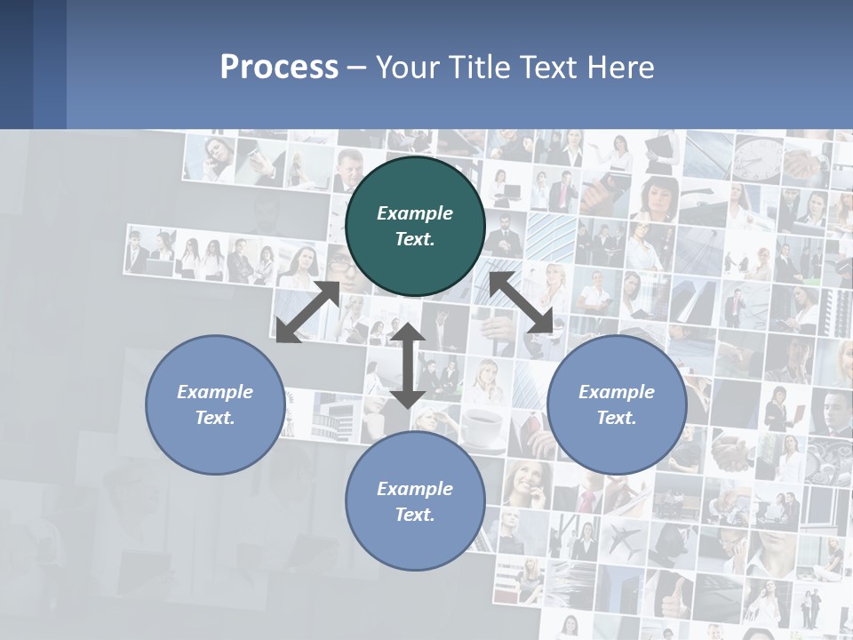 A Large Number Of People Are Shown In This Powerpoint Presentation PowerPoint Template