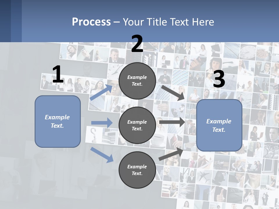 A Large Number Of People Are Shown In This Powerpoint Presentation PowerPoint Template