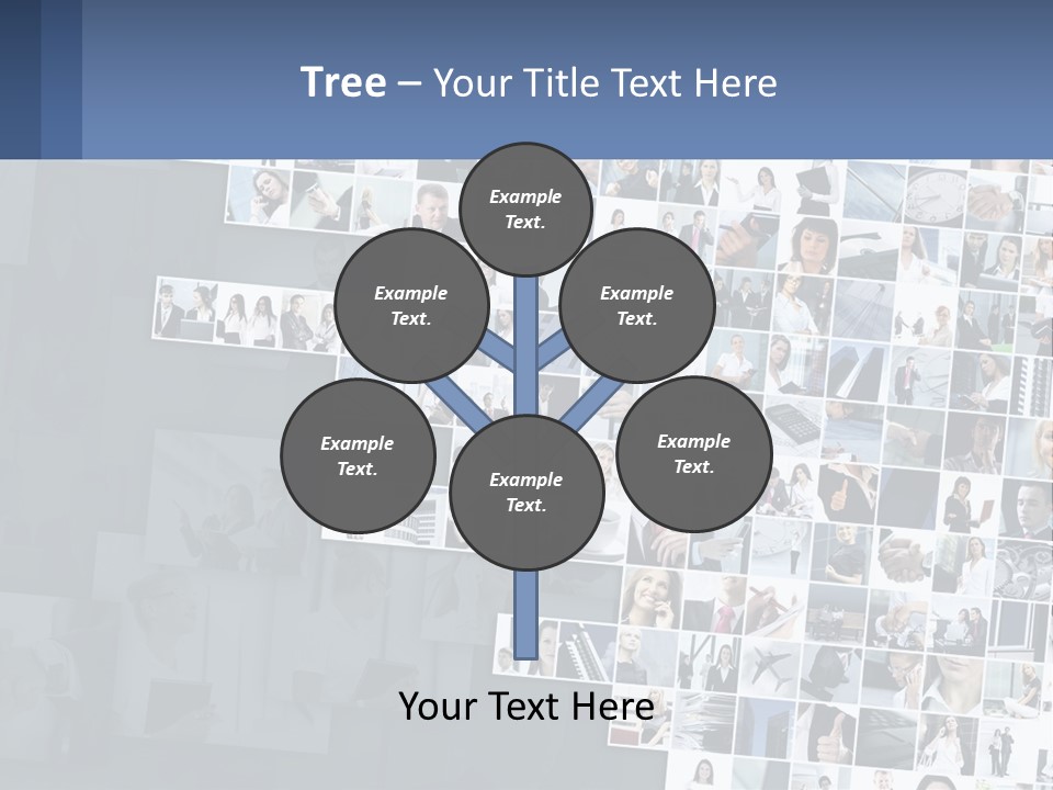 A Large Number Of People Are Shown In This Powerpoint Presentation PowerPoint Template