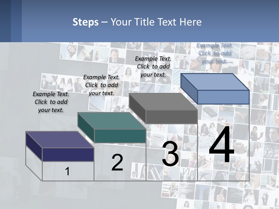 A Large Number Of People Are Shown In This Powerpoint Presentation PowerPoint Template