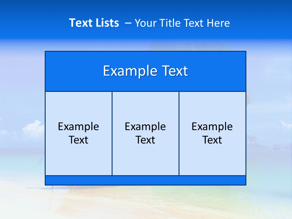 A Boat In The Ocean With A Mountain In The Background PowerPoint Template