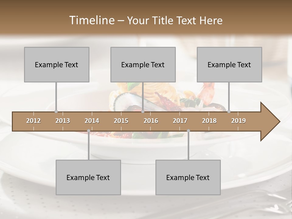 A Plate Of Food And A Bottle Of Wine On A Table PowerPoint Template