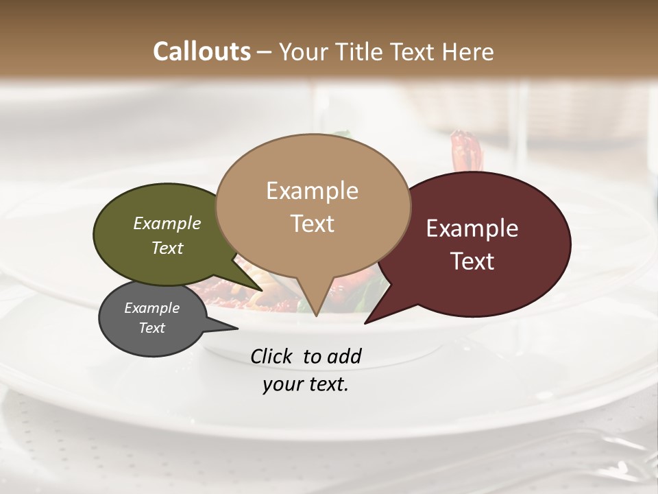 A Plate Of Food And A Bottle Of Wine On A Table PowerPoint Template