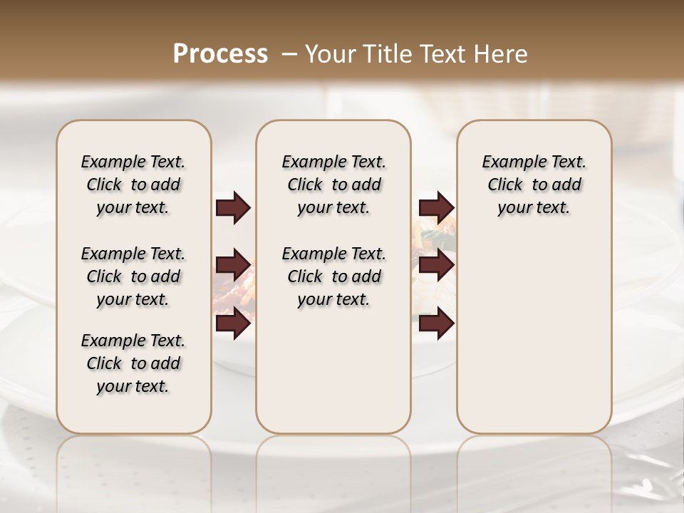 A Plate Of Food And A Bottle Of Wine On A Table PowerPoint Template