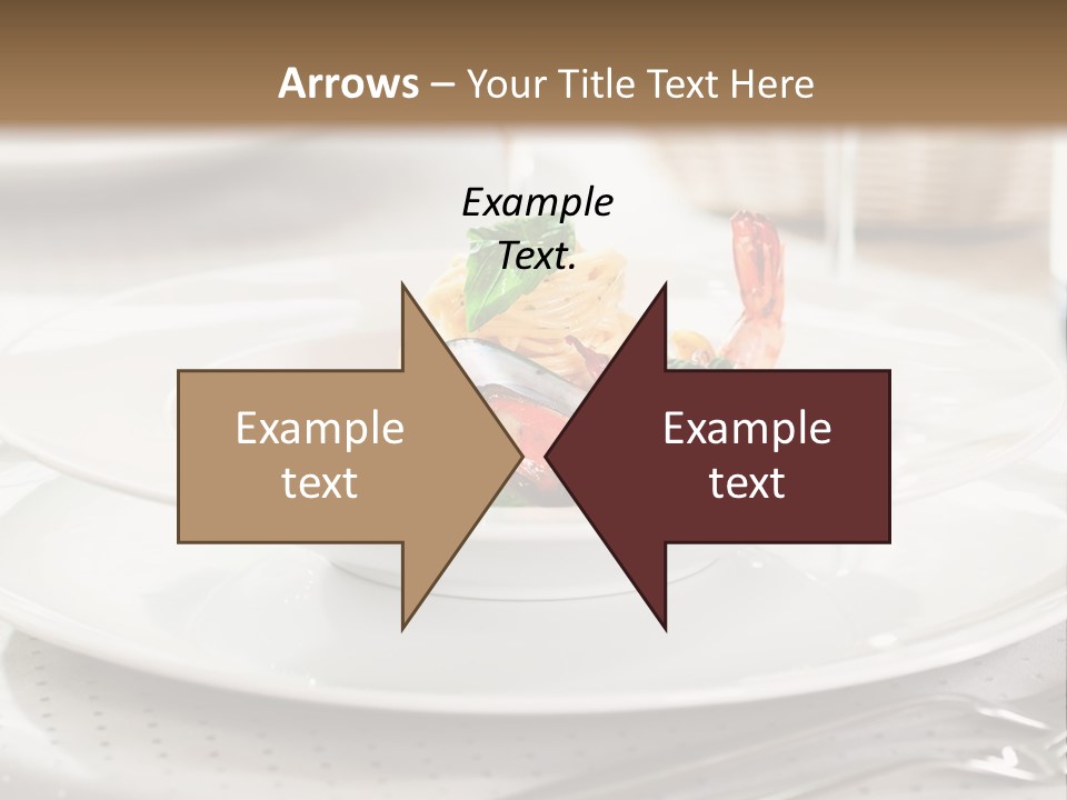 A Plate Of Food And A Bottle Of Wine On A Table PowerPoint Template