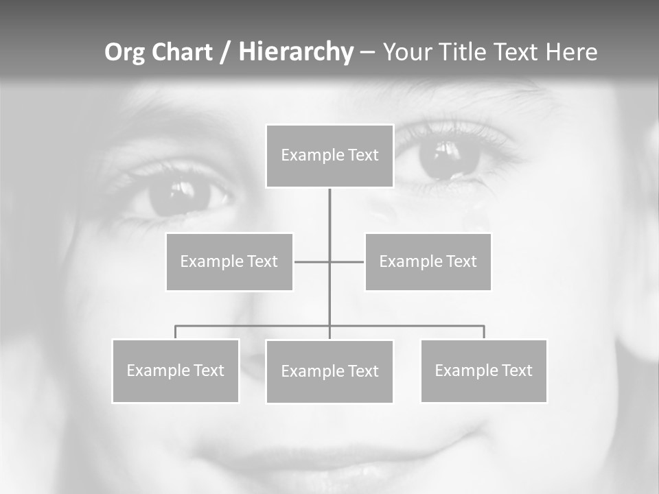 A Young Girl Smiling For The Camera With A Gray Background PowerPoint Template