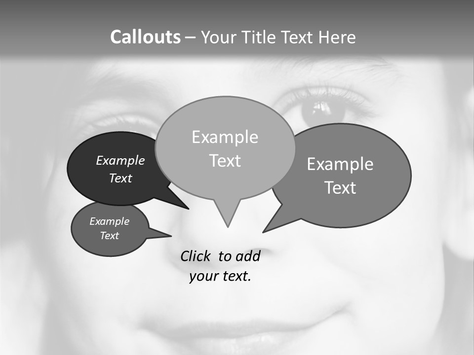 A Young Girl Smiling For The Camera With A Gray Background PowerPoint Template