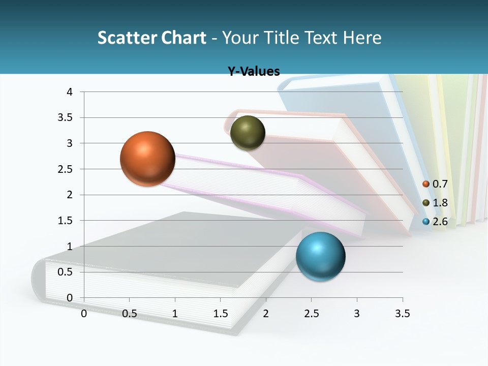 A Group Of Books Sitting On Top Of Each Other PowerPoint Template