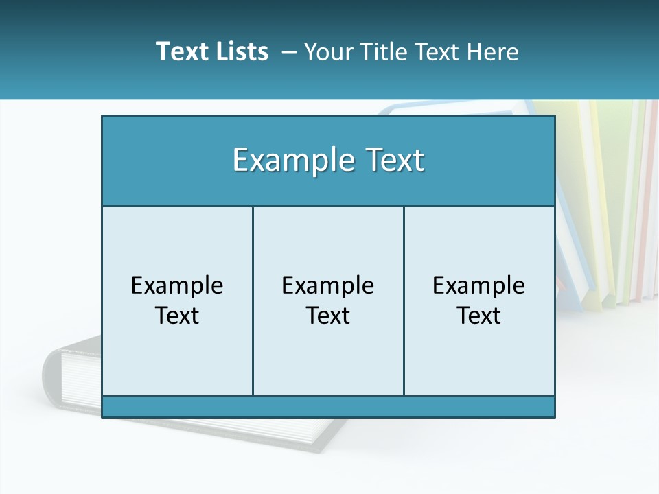 A Group Of Books Sitting On Top Of Each Other PowerPoint Template