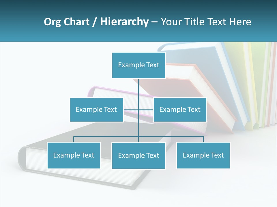 A Group Of Books Sitting On Top Of Each Other PowerPoint Template